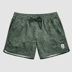 Zero Foxtrot шорти Topographic Sage, S