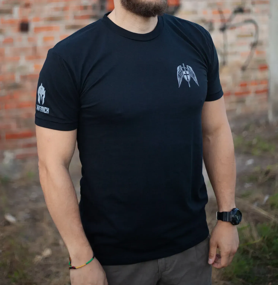 Maverick футболка Saint Michael (Black) УЦІНКА, XL