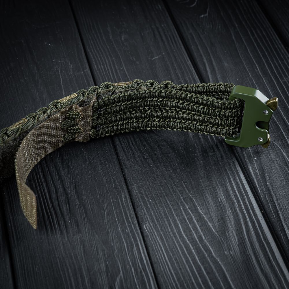 Maverick ремень с паракорда Runes 2.0 (OD Green)