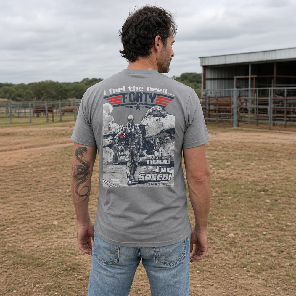 Zero Foxtrot Feel the Need (Heather Grey), L