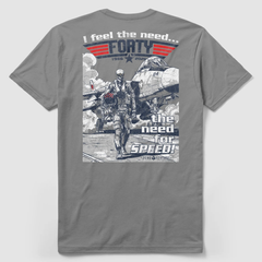 Zero Foxtrot Feel the Need (Heather Grey), L