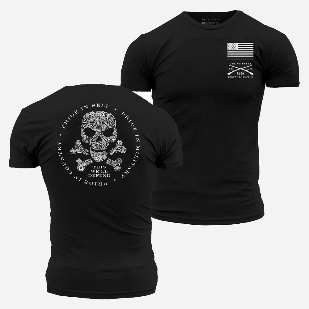 Grunt Style футболка Death Paisley (Black), S
