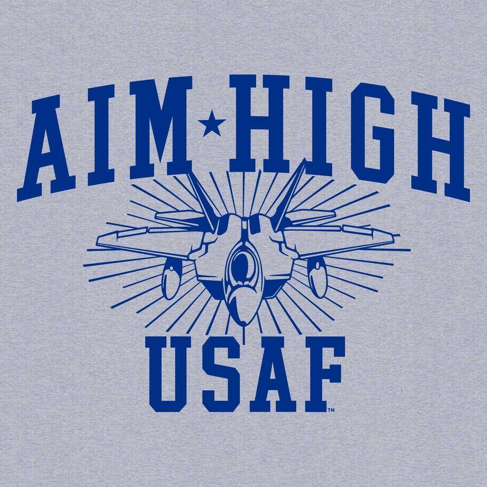 Grunt Style футболка USAF - Aim High (Athletic Heather), M