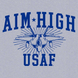 Grunt Style футболка USAF - Aim High (Athletic Heather), M
