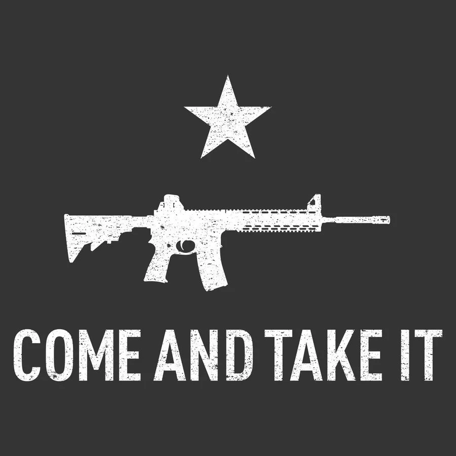 Grunt Style футболка Come And Take It (Charcoal), 3XL