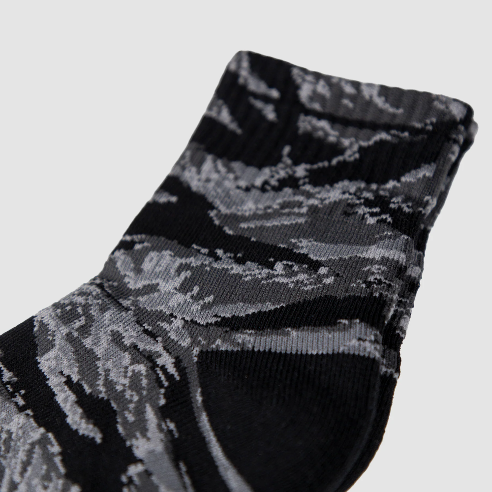 Zero Foxtrot шкарпетки Black Tiger Stripe/Black