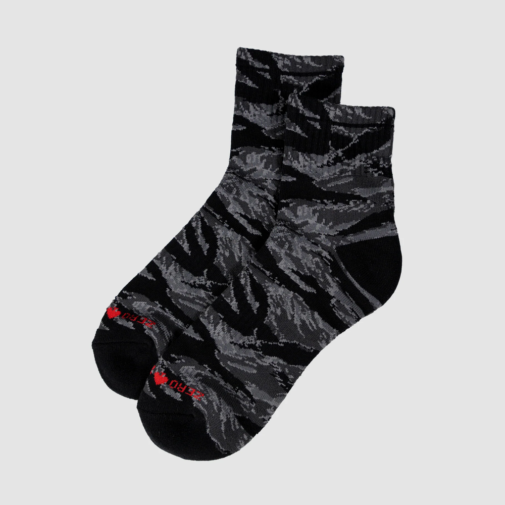 Zero Foxtrot шкарпетки Black Tiger Stripe/Black