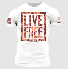 Grunt Style футболка Live Free (White), L
