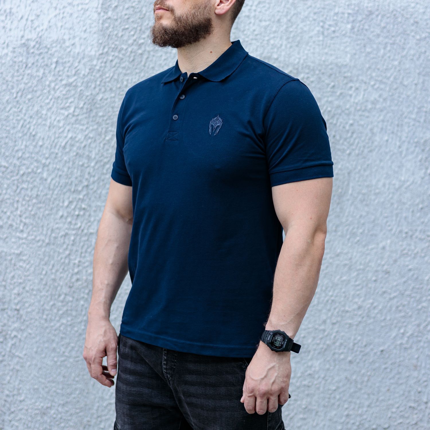 Maverick поло Premium Cotton Navy - темно-синє
