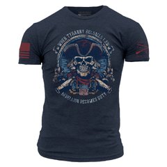 Grunt Style футболка Rebellion Becomes Duty (Midnight Navy), 3XL