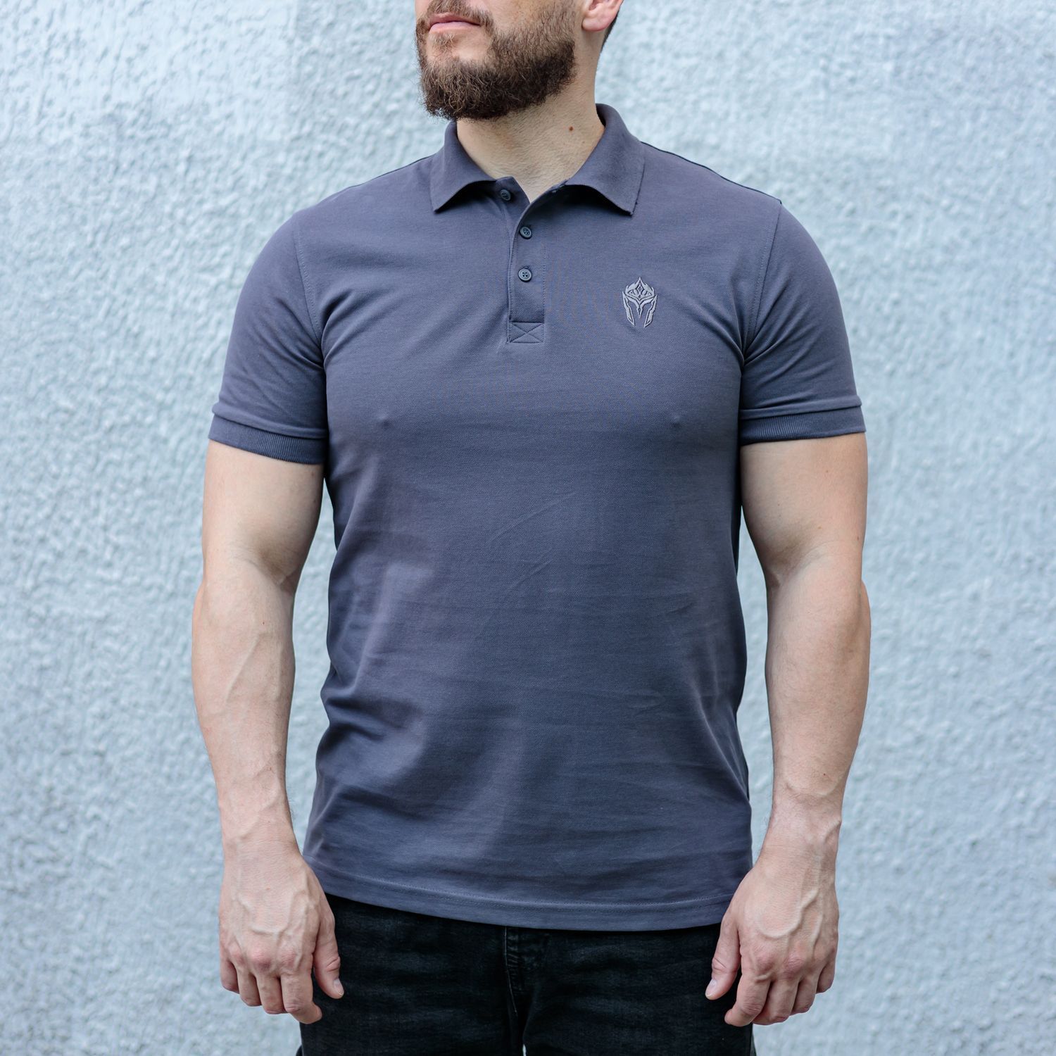 Maverick поло Premium Cotton Gray - сіре