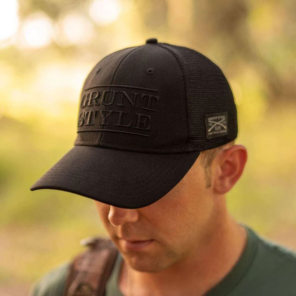 Grunt Style кепка Stacked Logo (Black), Регулюємий