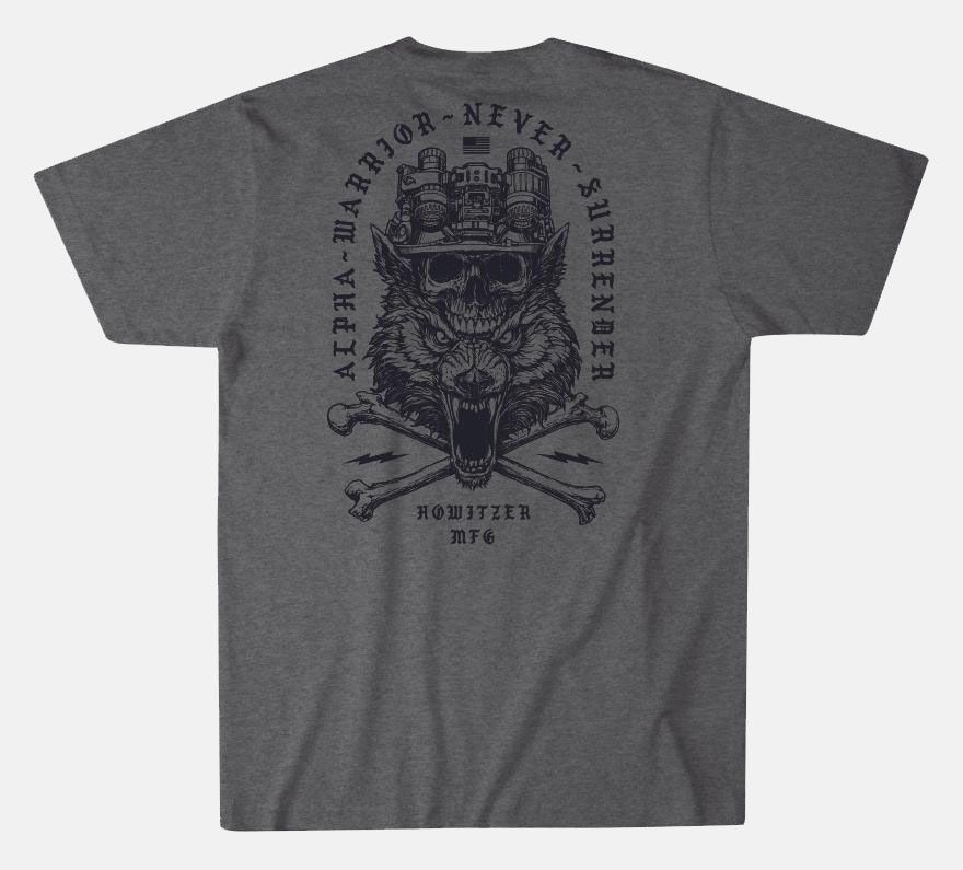 Howitzer футболка Alpha Warrior (GRAPHITE HEATHER), M