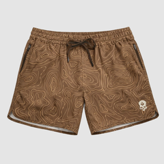 Zero Foxtrot шорти Topographic Desert Palm, S