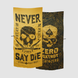 Zero Foxtrot пляжний рушник Microfiber 2.0 (Never Say Die)
