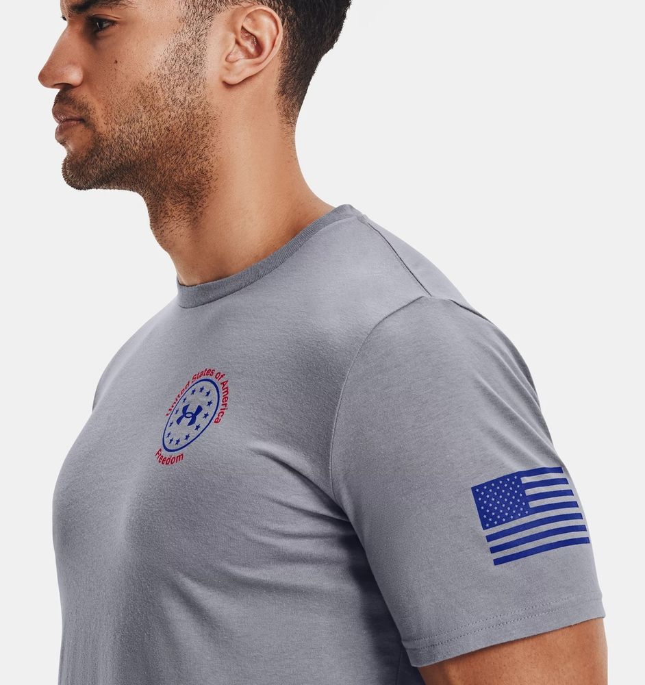 Under Armour футболка Freedom Americana (Steel), S