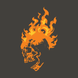 Grunt Style футболка Skull On Fire, L