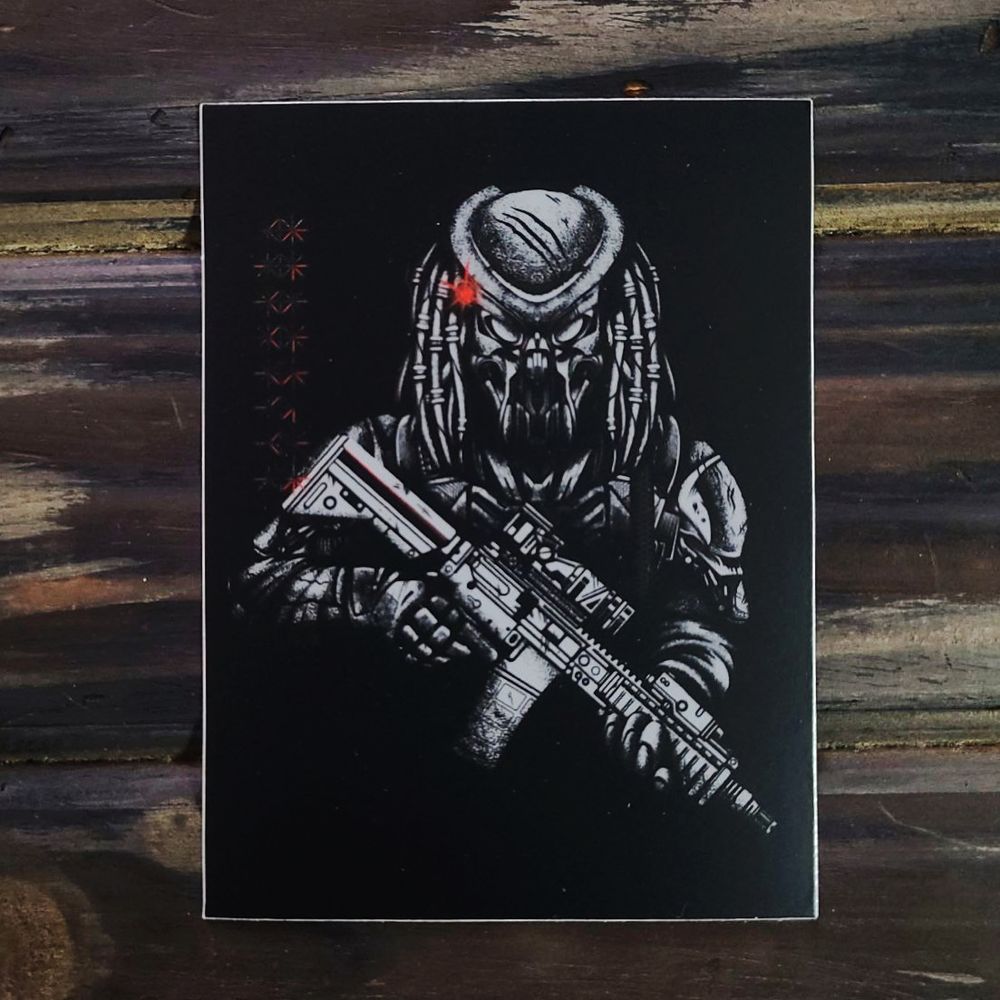 Maverick стикер Predator Soldier