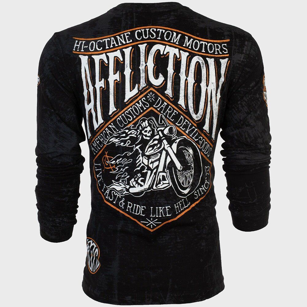 Affliction футболка Sidecar Long, XL