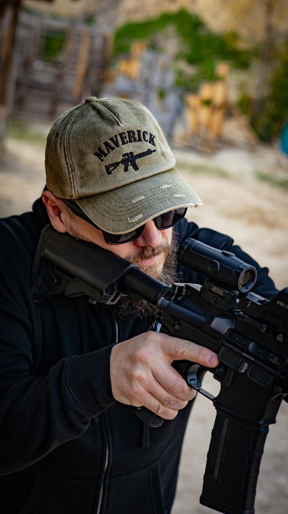 Maverick кепка AR-15 Vintage (Light Olive)