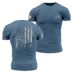 Grunt Style футболка 1776 Flag Pocket (Captain's Blue), XL