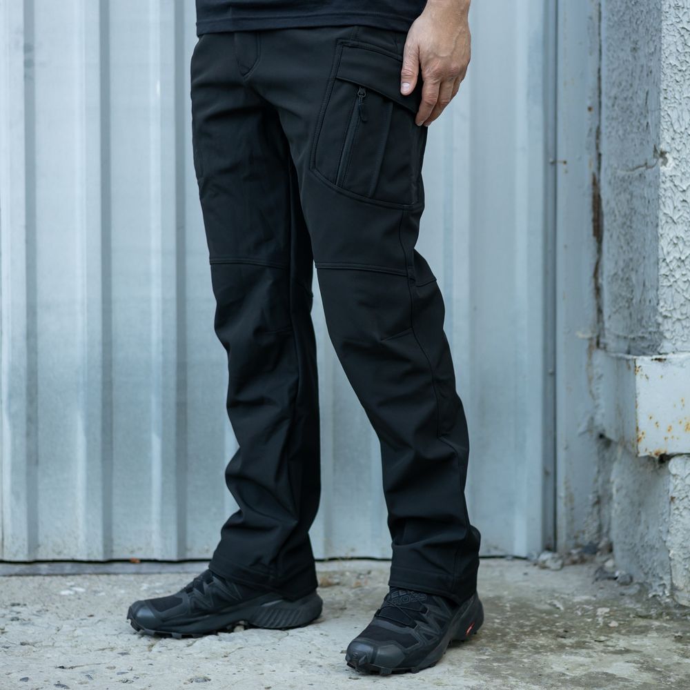 Maverick зимові штани Softshell Cargo (Black), 30
