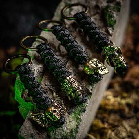 Sabertooth Bead Ryk Maverick スカル Maverick брелок Skull (Gold) - Maverick — брутальнi чоловiчi футболки