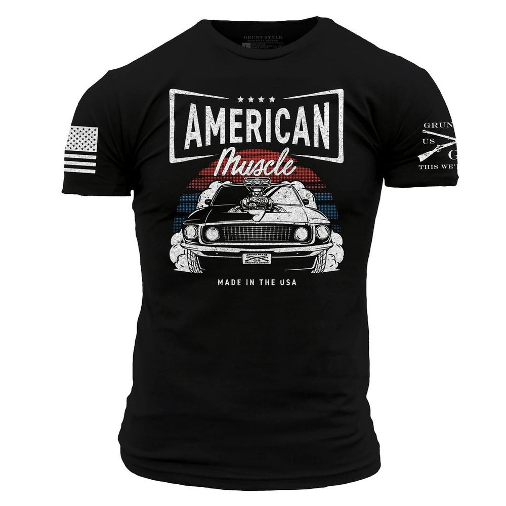 Grunt Style футболка American Muscle (Black), S