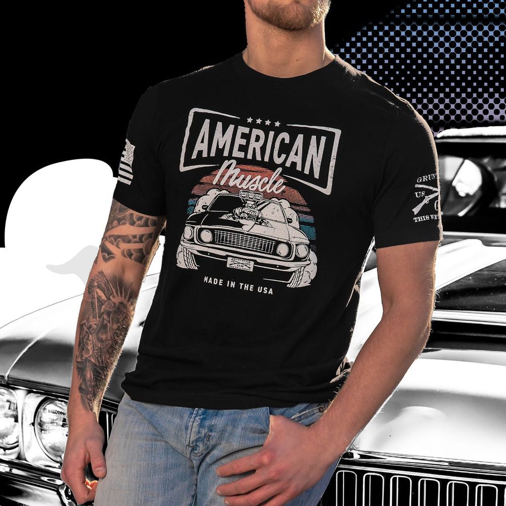 Grunt Style футболка American Muscle (Black), S