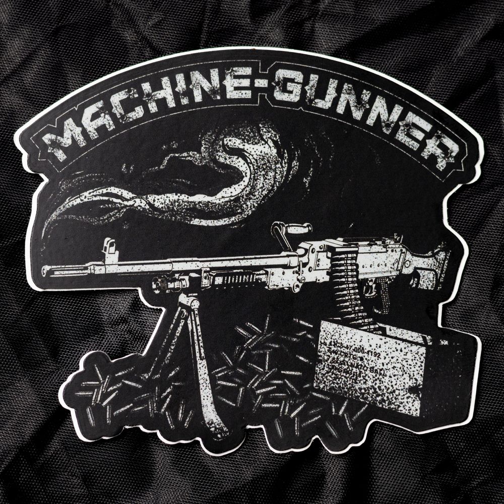 Maverick стикер Machine-Gunner