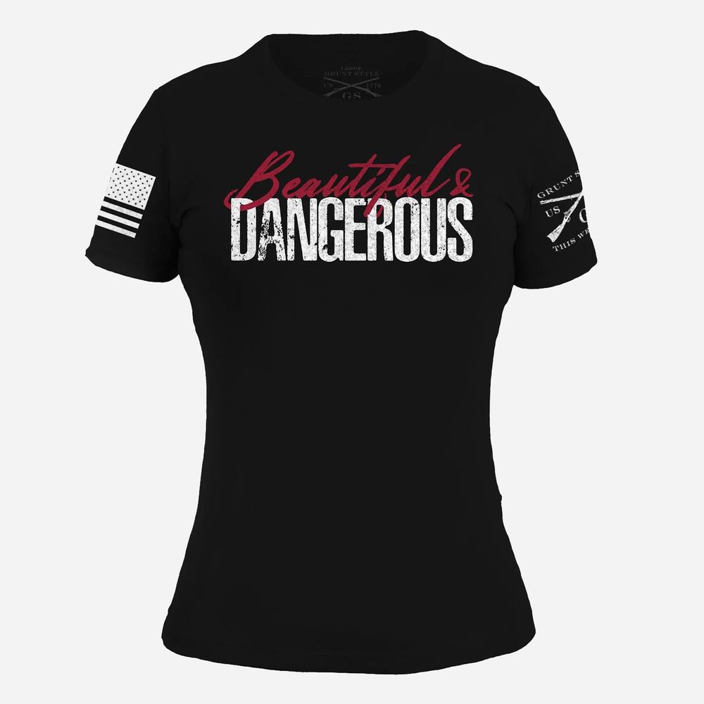 Grunt Style женская футболка Beautiful & Dangerous, S