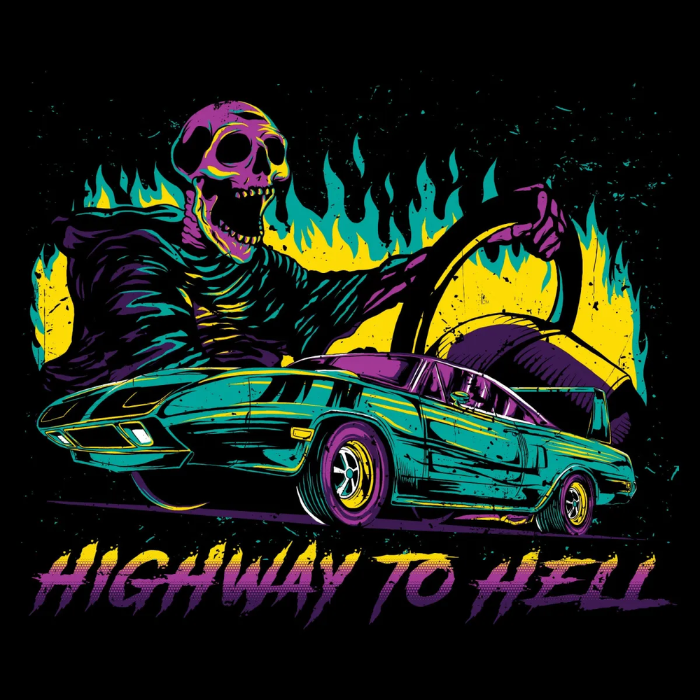 Grunt Style футболка Highway To Hell (Black), S