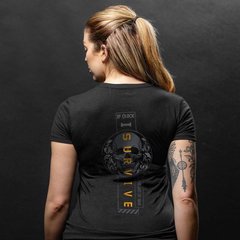 Grunt Style жіноча футболка I Survive (Black), XL
